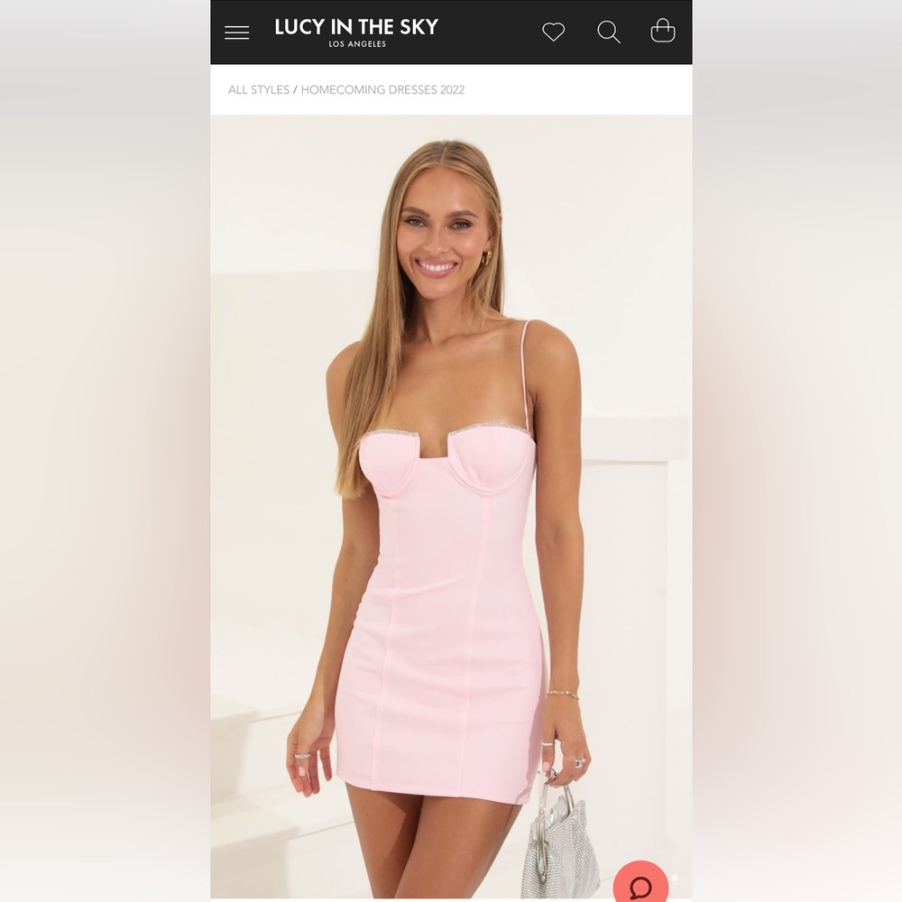 Trisha Techno Crepe Bodycon Dress in Pink